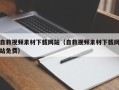 大丰自救视频素材下载网站（自救视频素材下载网站免费）