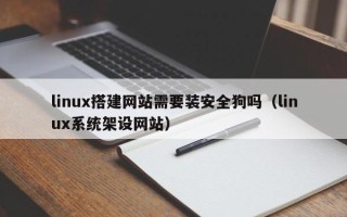 大丰linux搭建网站需要装安全狗吗（linux系统架设网站）